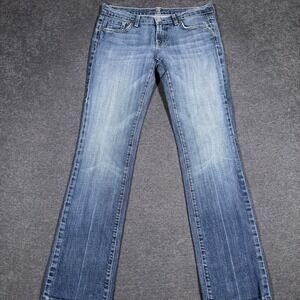 7 For All Mankind Light Blue Straight Leg Jeans